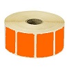 Etiquettes orange velin 57x32 mandrin 40 colle perm 4240 etiq